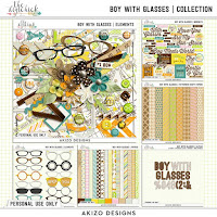 Kit : Boy With Glasses  Collection by Akizo Designs