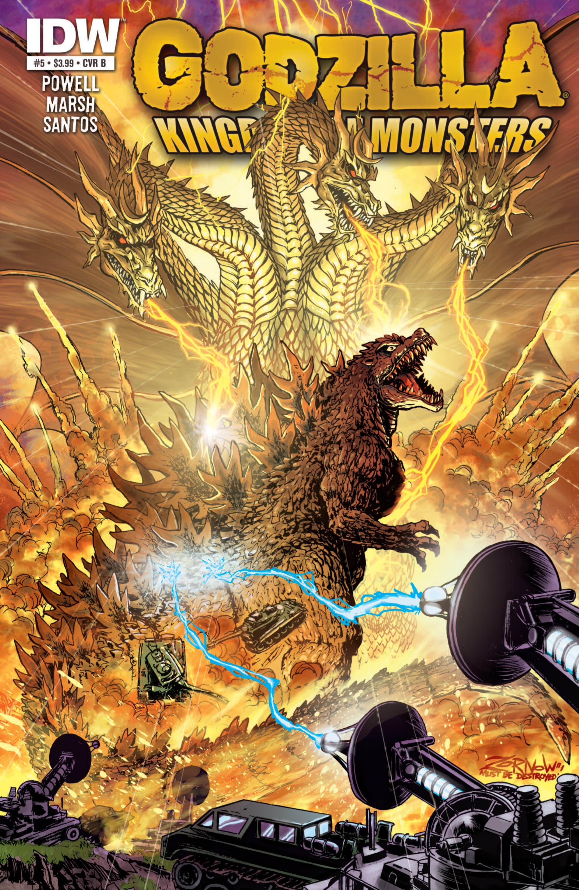 Read online Godzilla: Kingdom of Monsters comic -  Issue #5 - 2