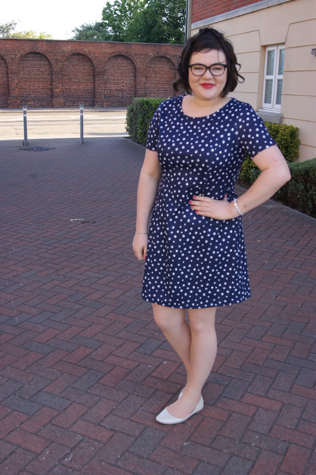sainsburys polka dot dress