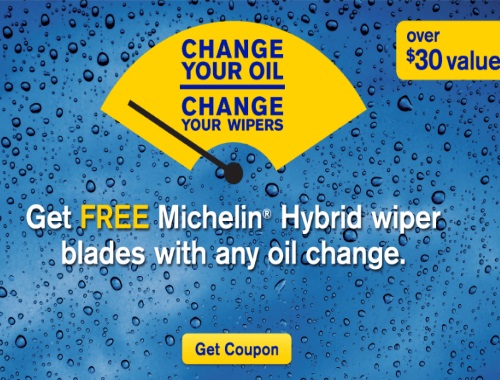 Mr Lube Free Michelin Hybrid Wiper Blades Coupon Mr Lube Free Michelin Hybrid Wiper Blades Coupon