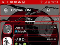 BBM Transparan Red Line Versi 2.10.0.31 apk 