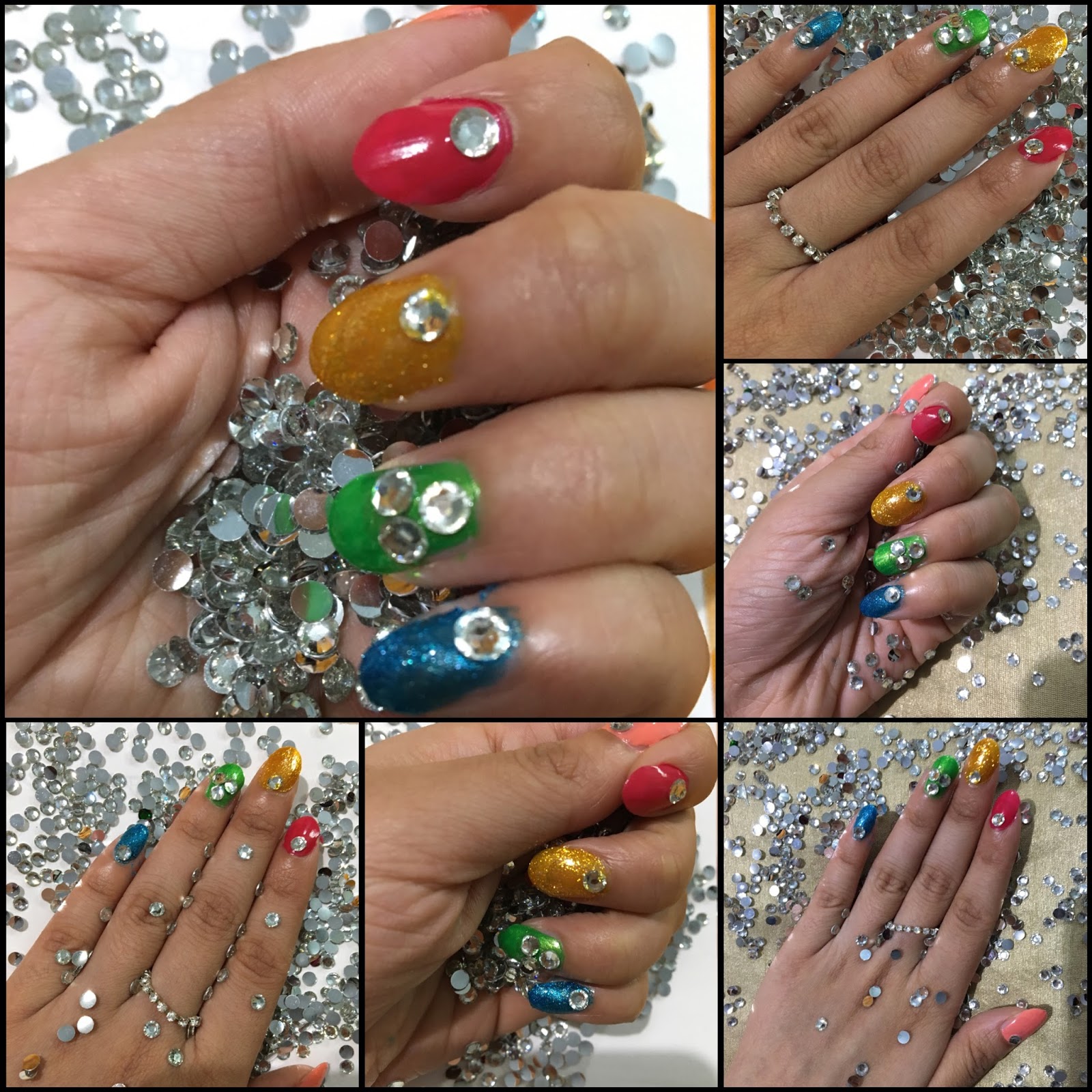 Gem Nails DIY Tutorial