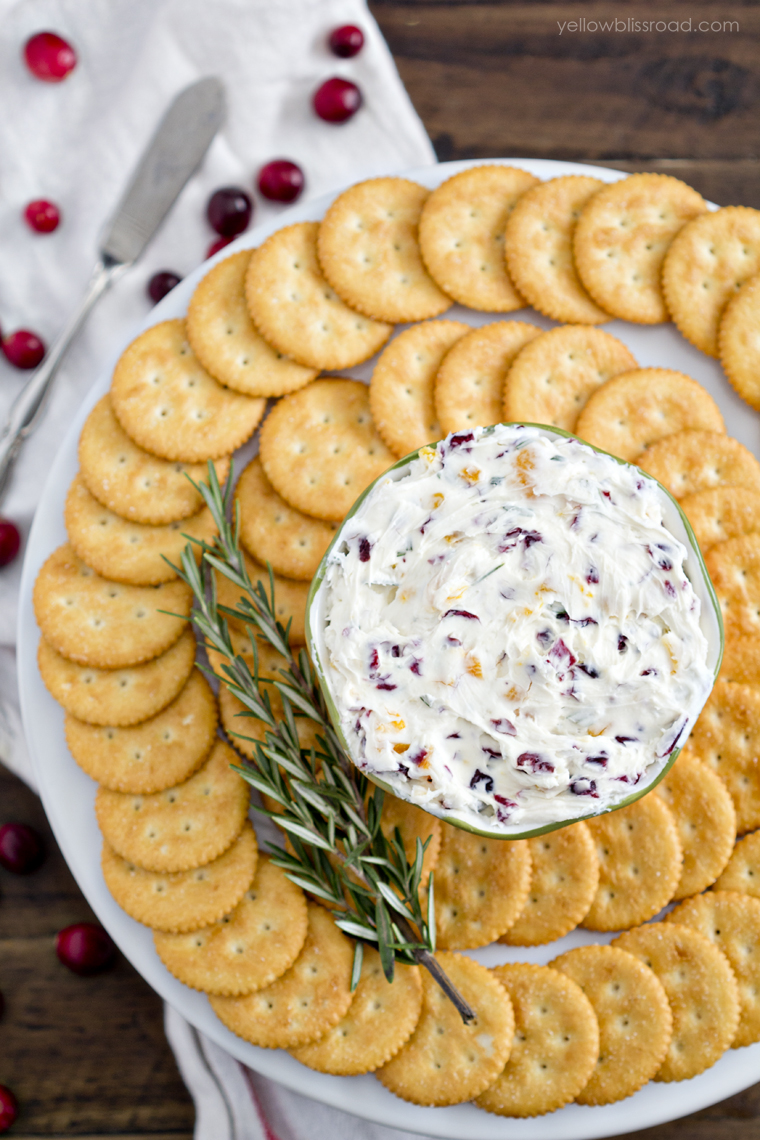 Cranberry Rosemary Cheese Spread Recipe Girls Dishes