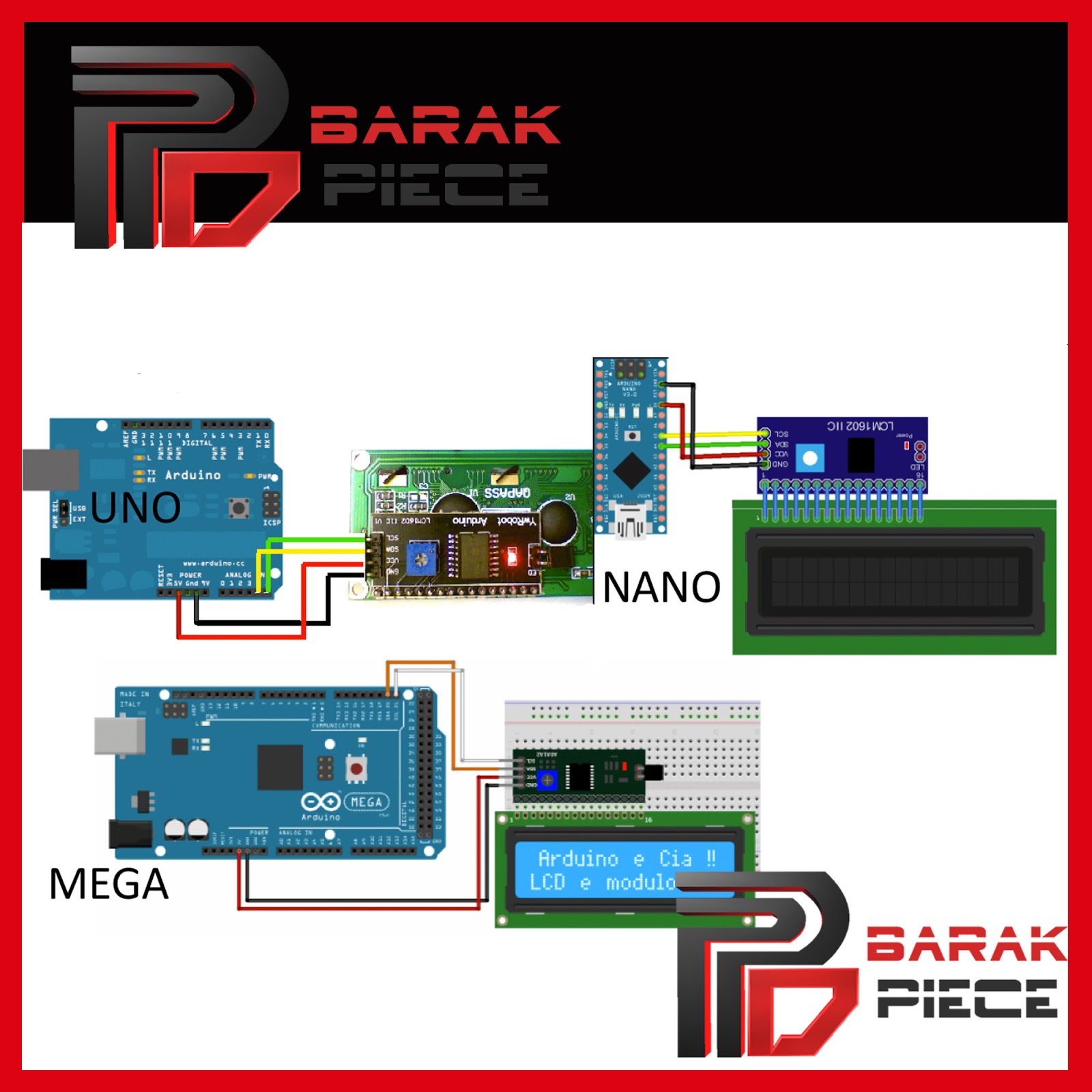 Jak Podlaczyc Konwerter I2c Do Lcd Arduino How To Connect I2c Converter ...