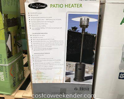 Fire Sense Commercial Patio Heater: great for any backyard or patio