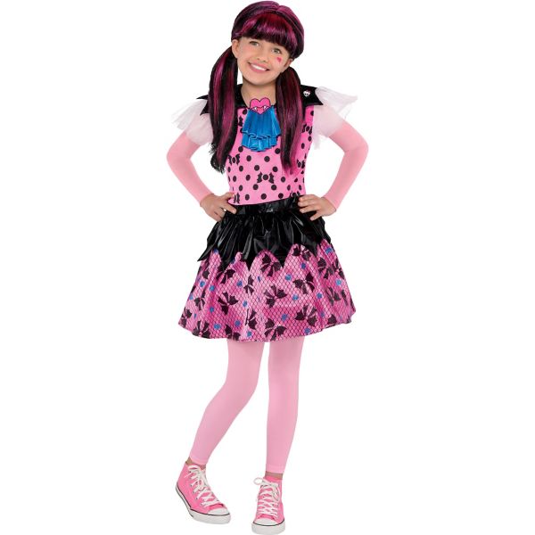 Monster High Party City Draculaura Outfit Child Costume MH Merch