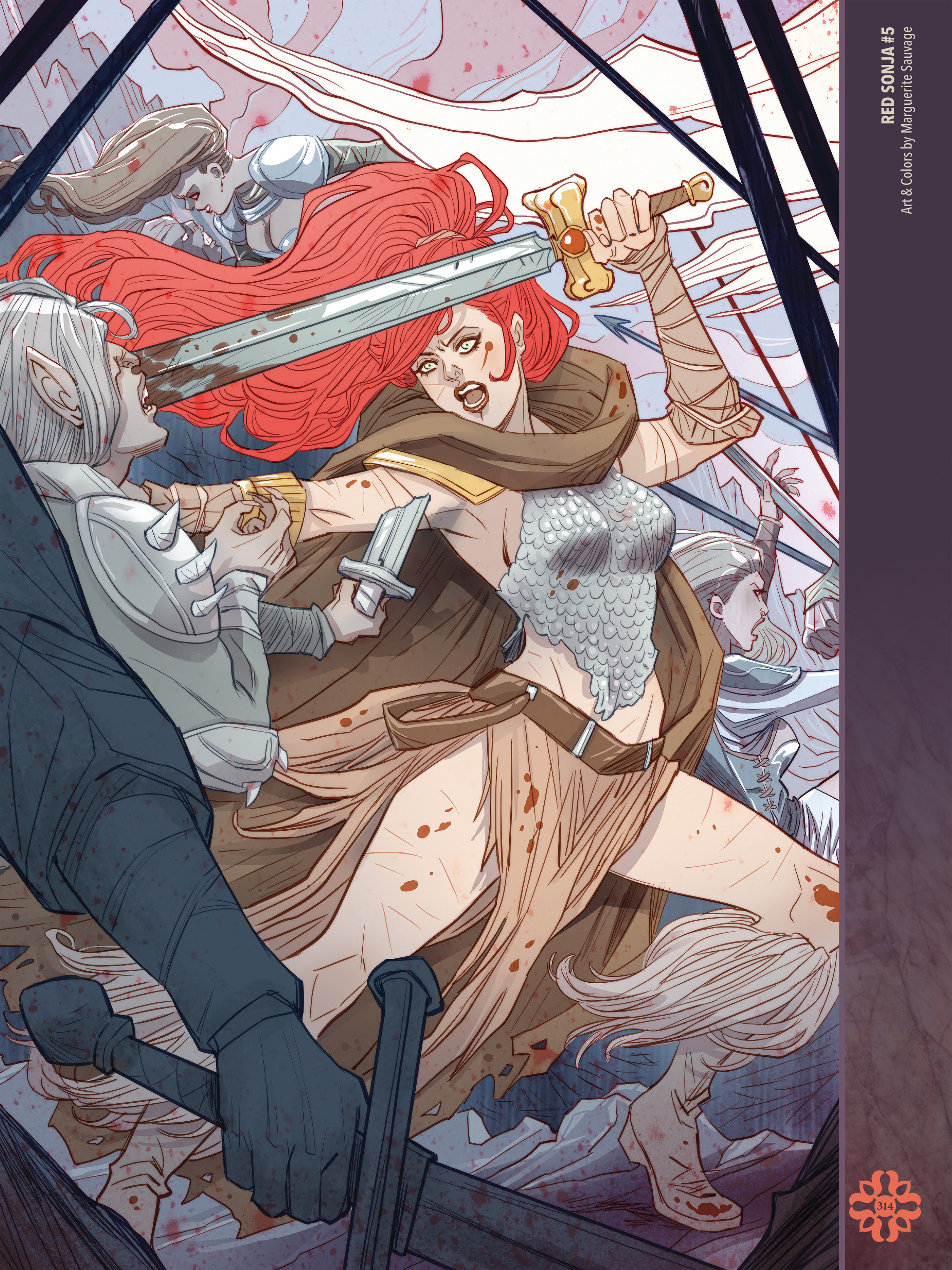 Read online The Art of Red Sonja comic -  Issue # TPB 2 (Part 4) - 15
