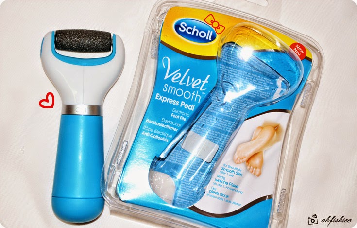 Observatie Prooi Vernauwd oh{FISH}iee: Review: SCHOLL Velvet Smooth Express Pedi Electronic Foot File