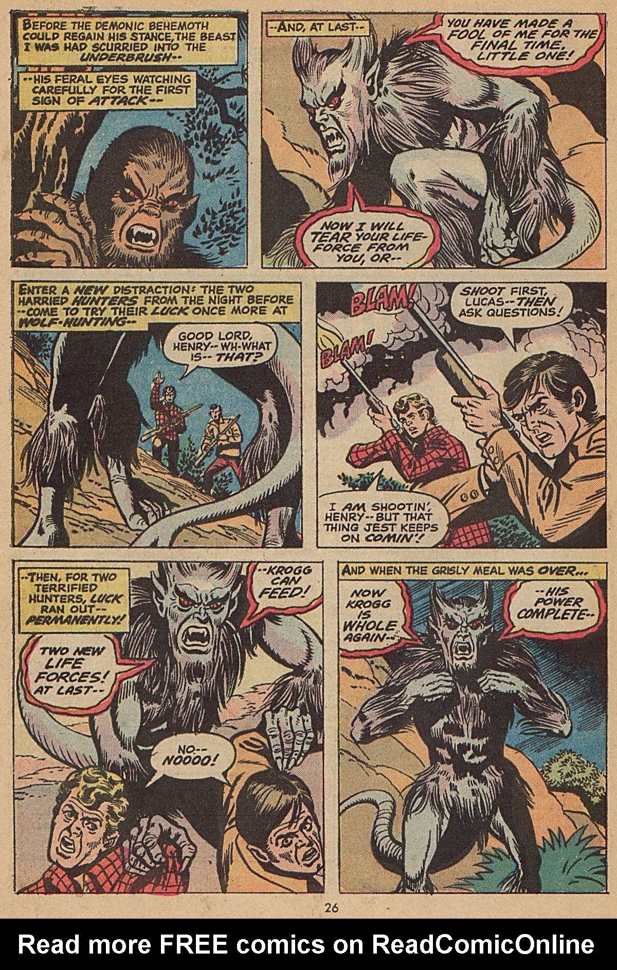 Read online Werewolf by Night (1972) comic -  Issue #8 - 19