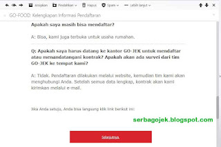 Cara Mendaftar GoFood Di GoJek