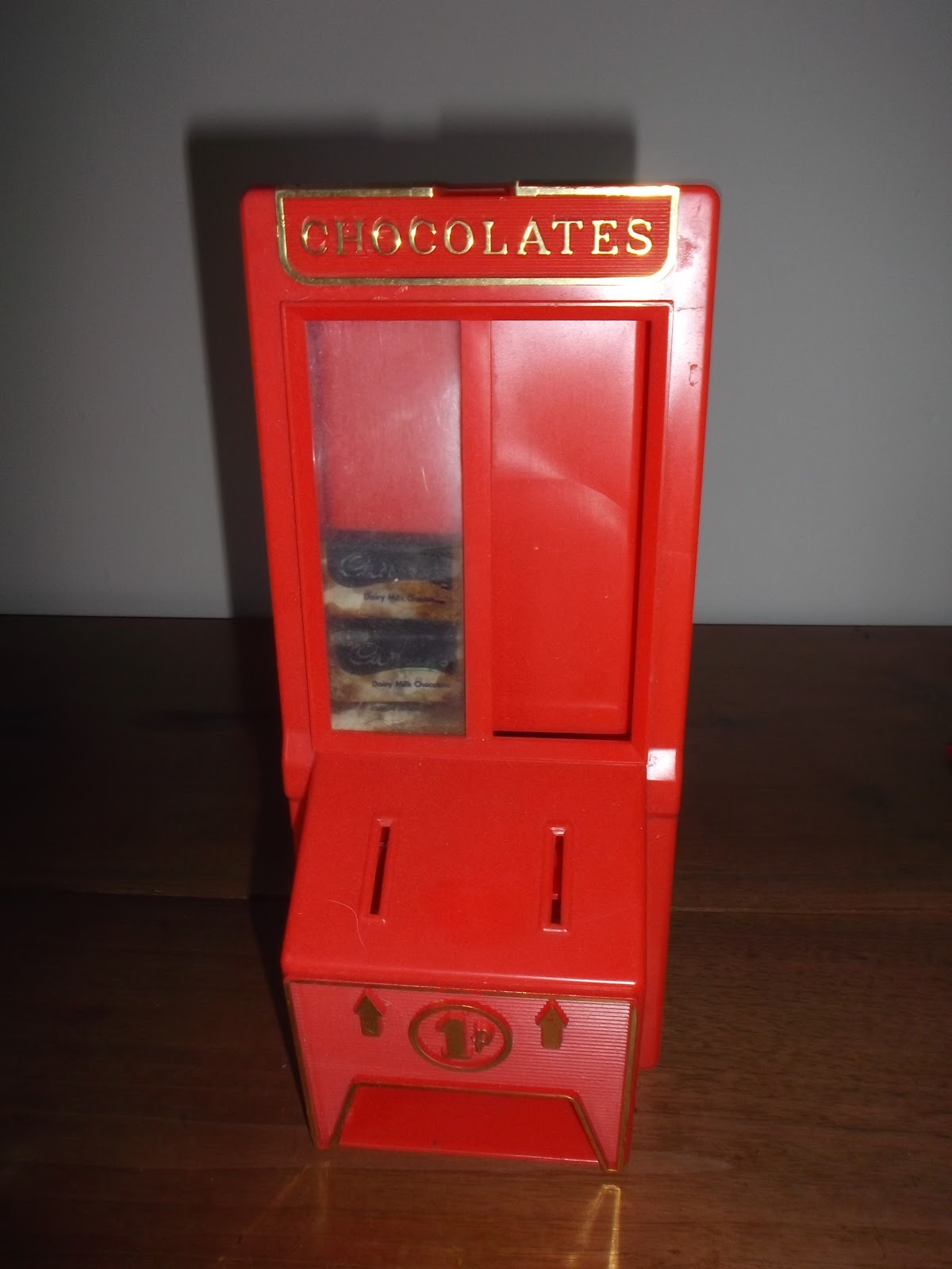 MOONBASE CENTRAL ONE PENCE CADBURYS DAIRY MILK CHOCOLATE BAR DISPENSER