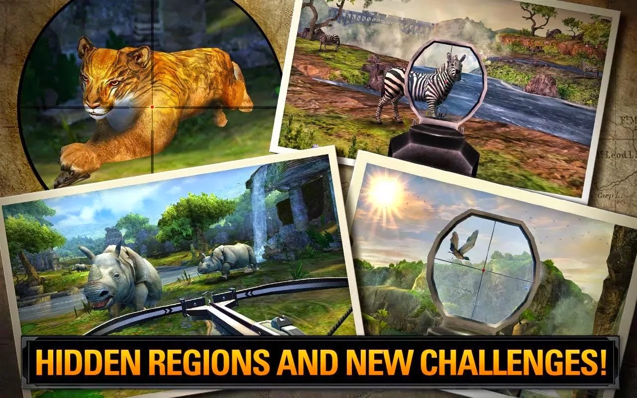 Android HD Games Free Download DEER HUNTER 2014 v2.4.0 Mod Apk