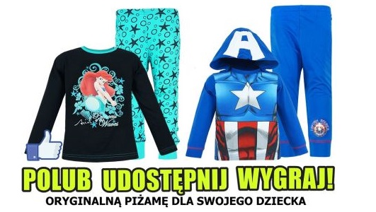 Wygraj oryginalną piżamę dla swojego dziecka Konkurs