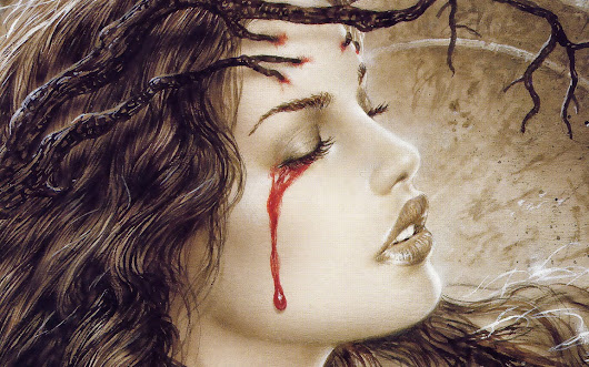 sad girl with blood tears in eyes hd wallpaper sad girl with blood
