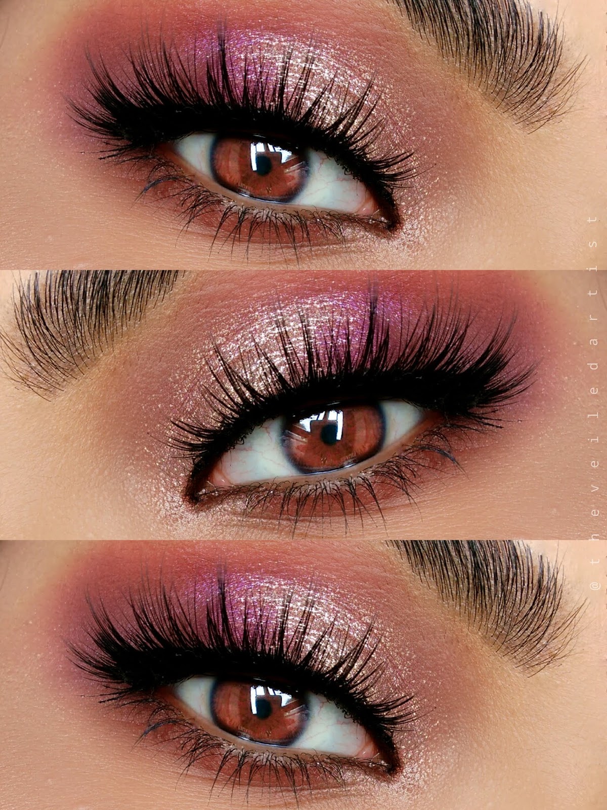 The Only Holiday Makeup Tutorial You Need Glittery Gold Pink And