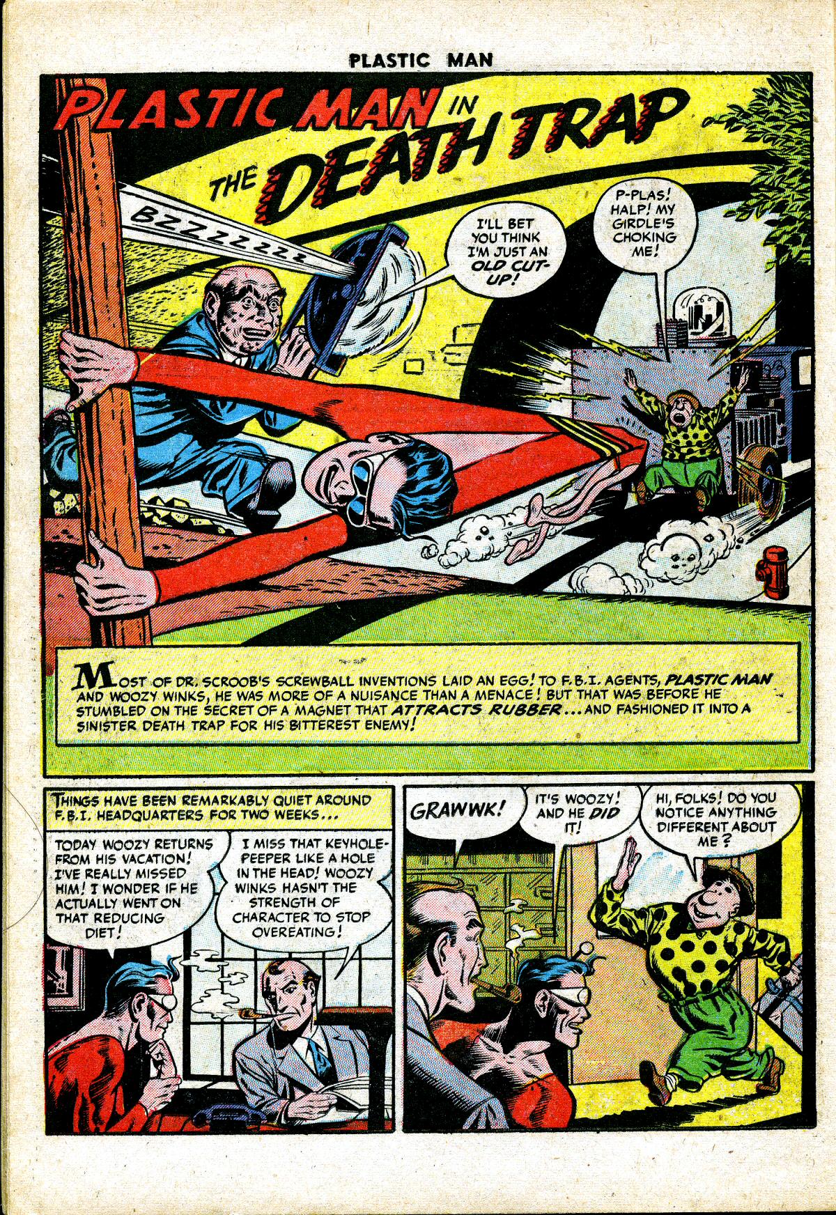 Read online Plastic Man (1943) comic -  Issue #43 - 28