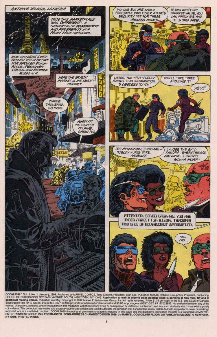 Read online Doom 2099 comic -  Issue #1 - 2