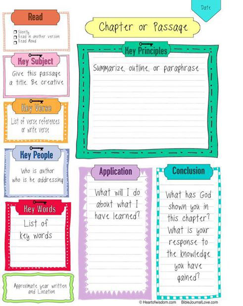 Budget Friendly Homeschooling Free Bible Notebooking Pages