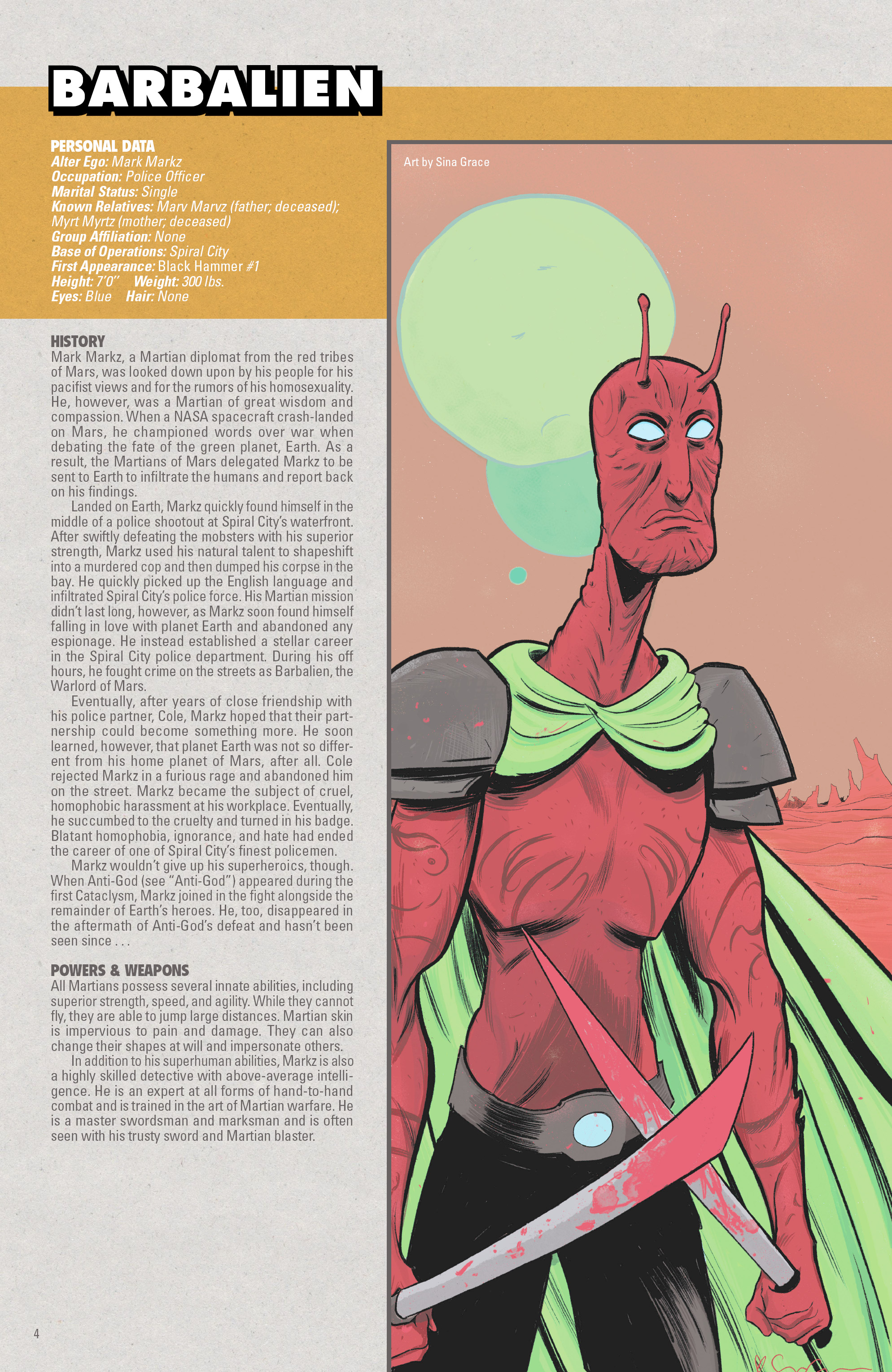 Read online The World of Black Hammer Encyclopedia comic -  Issue # Full - 6