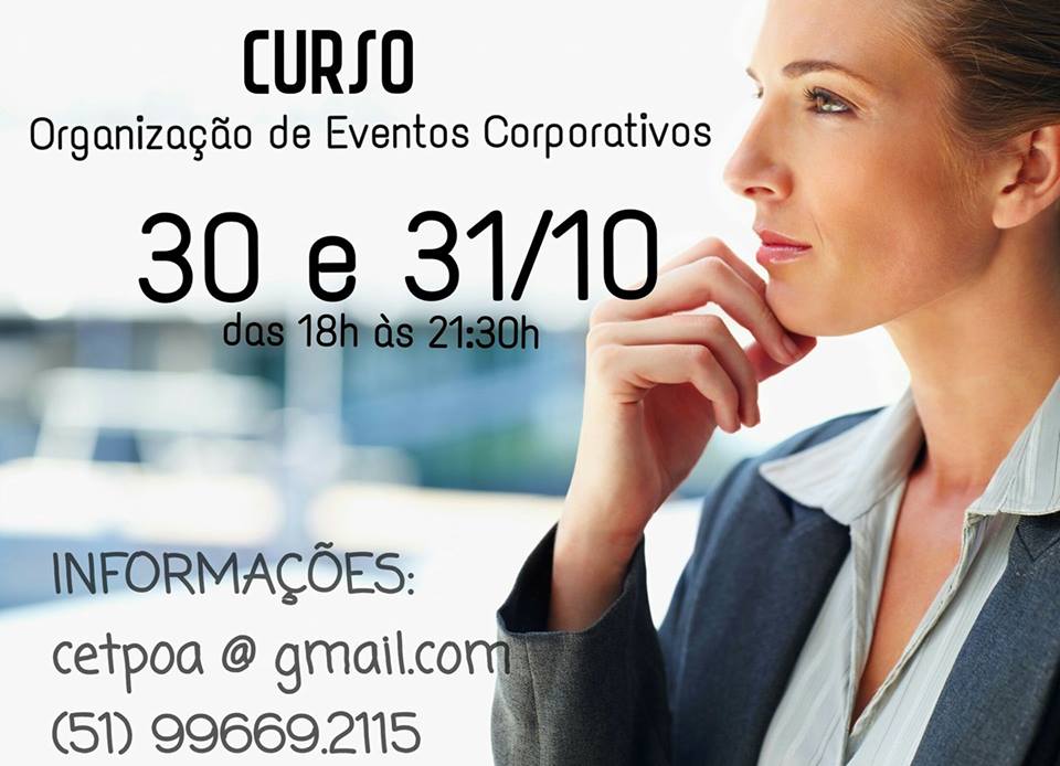 Curso de organizacao de eventos