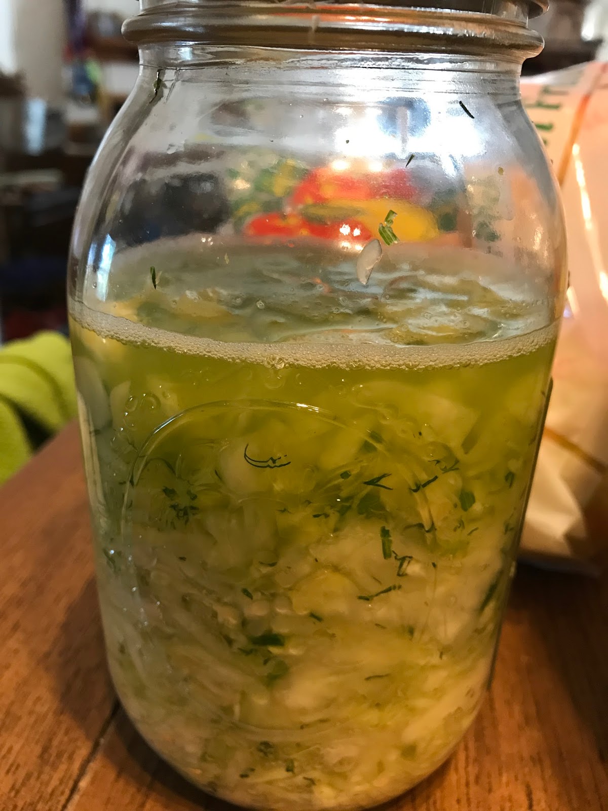 Fermentation Day Dill Sauerkraut