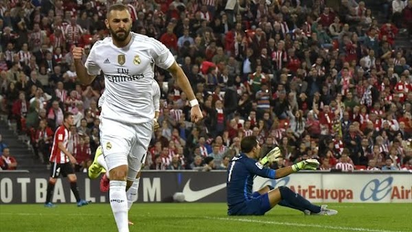 El Real Madrid vence al Athletic (1-2)
