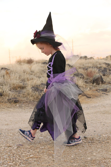 Make a homemade witch costume with this easy to follow step by step tutorial.  Whether you sew a lot or just a little, this is a great beginner sewing project.