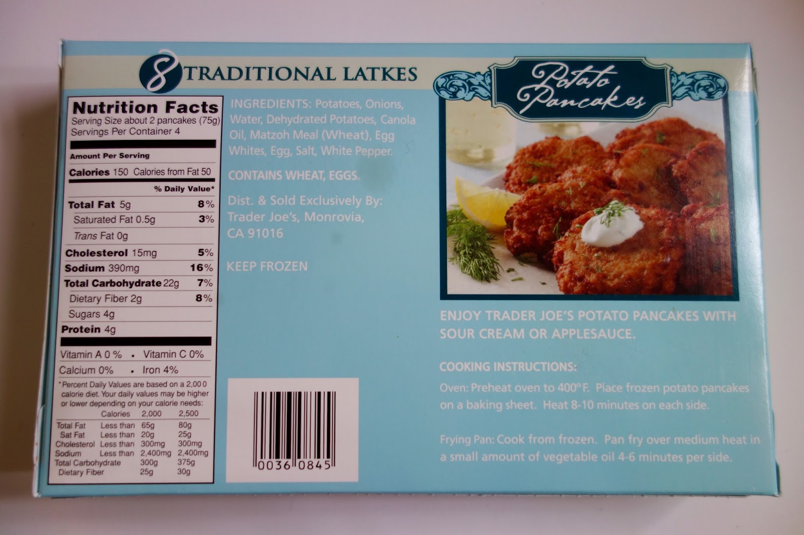 Trader Joe's Traditional Latkes