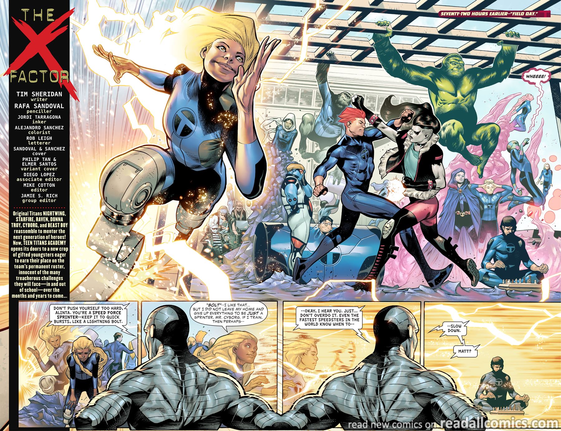 Teen Titans Academy #1 chapter 2 page 6