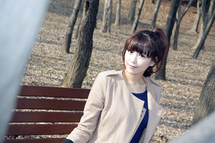 Lee Eun Hye in Blue ~ Cute Girl - Asian Girl - Korean Girl 