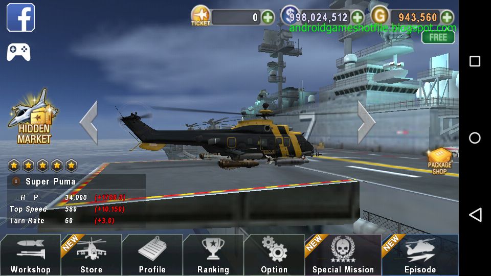 gunship battle mod apk