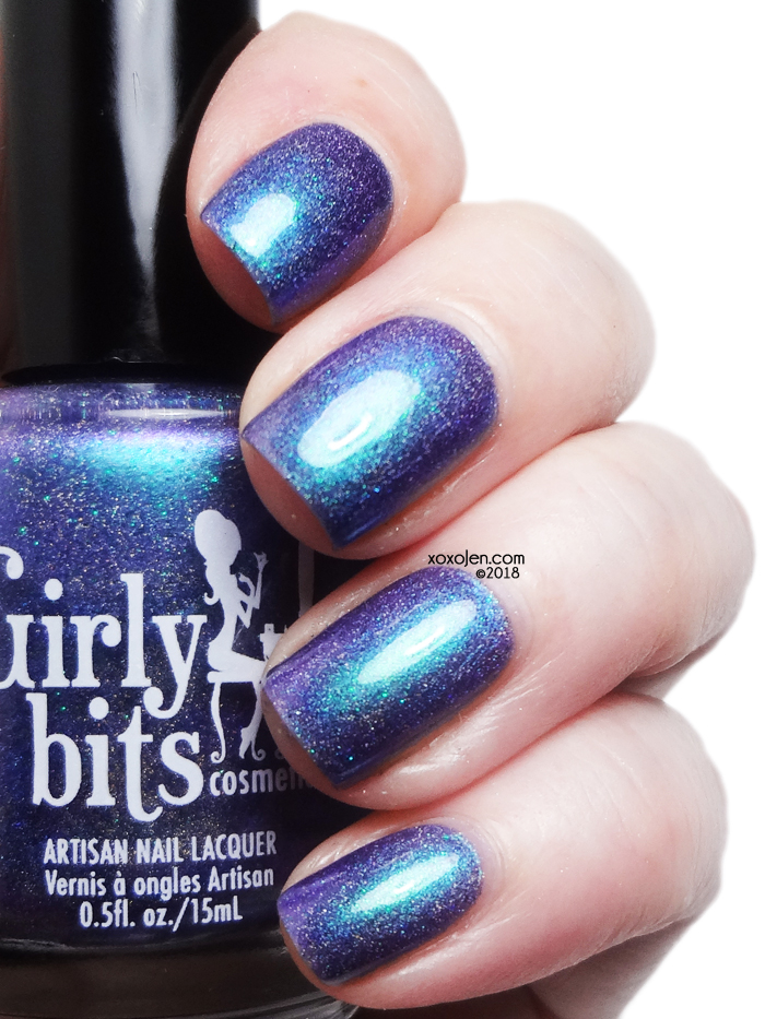 xoxoJen's swatch of Girly Bits Blue Year’s Resolution