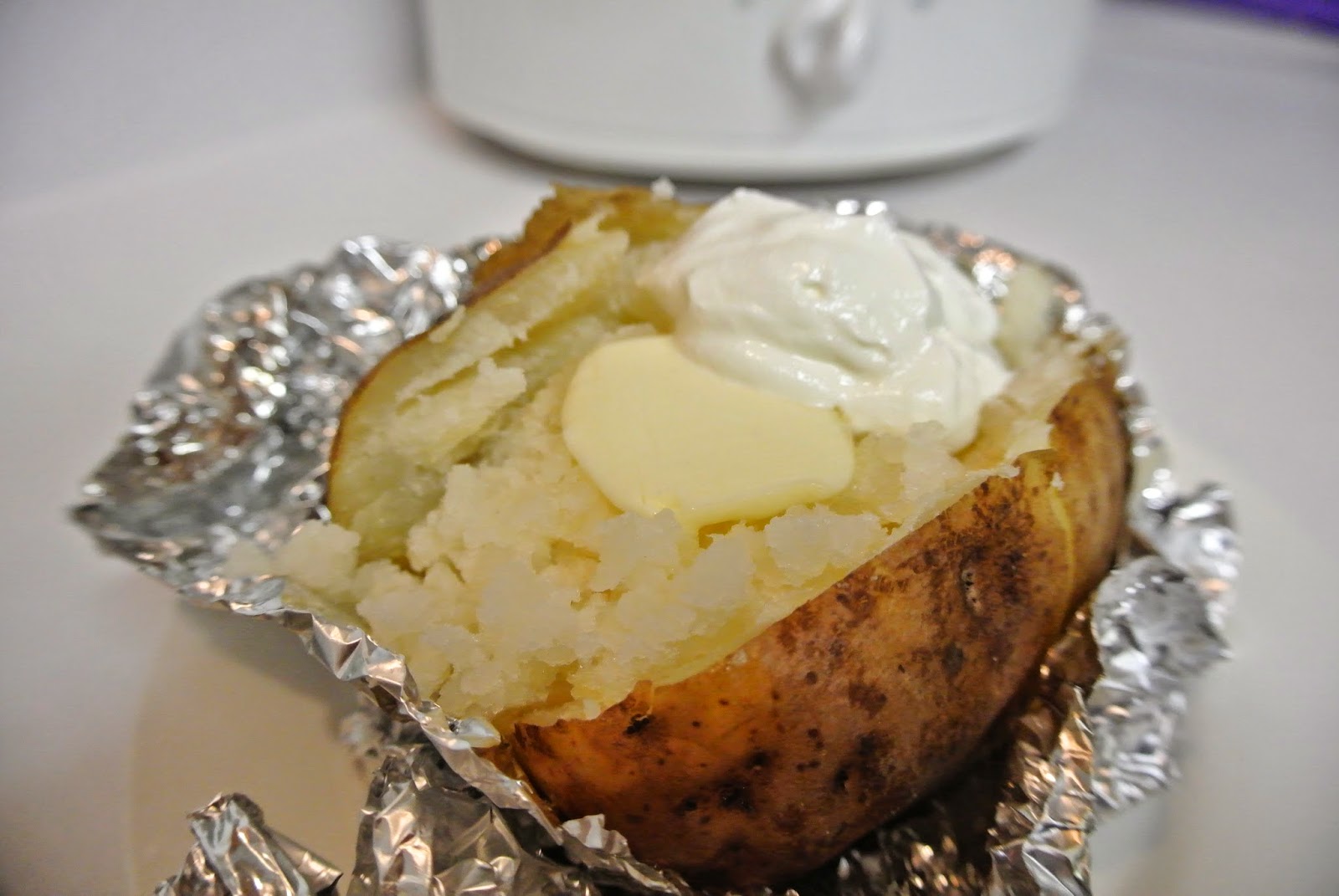 My Kind of Cooking Slow Cooker Baked Potato