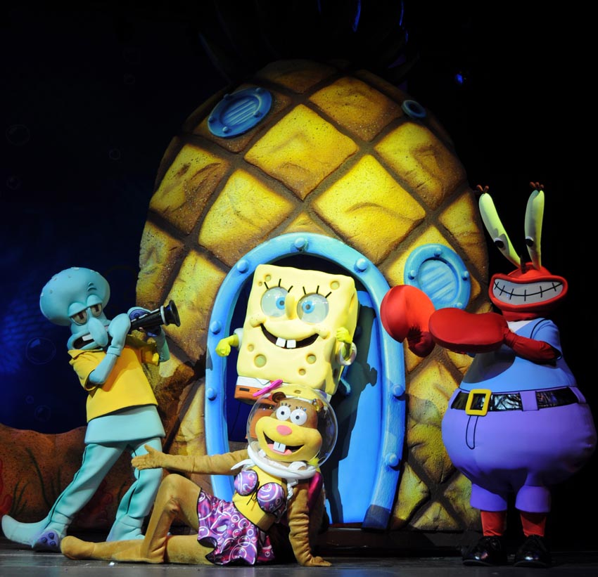 Carioca 40º Bob Esponja pela primeira vez no Brasil