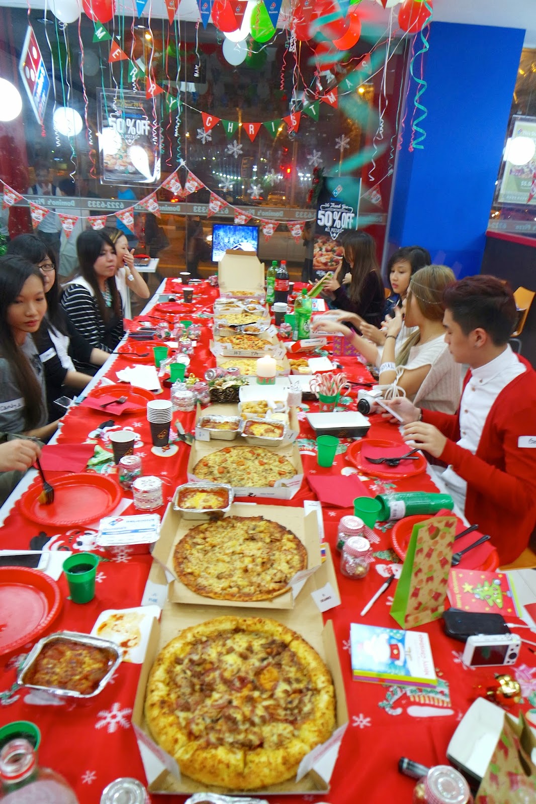 Christmas Pizza Party 