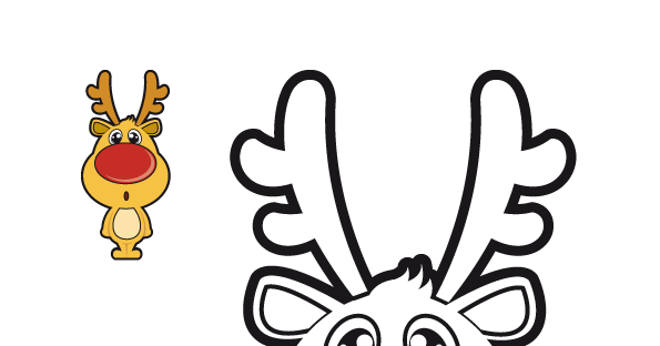 Renos De Navidad Para Colorear Parte 1 Imagenes Para Whatsapp Y Fotos Para Perfiles