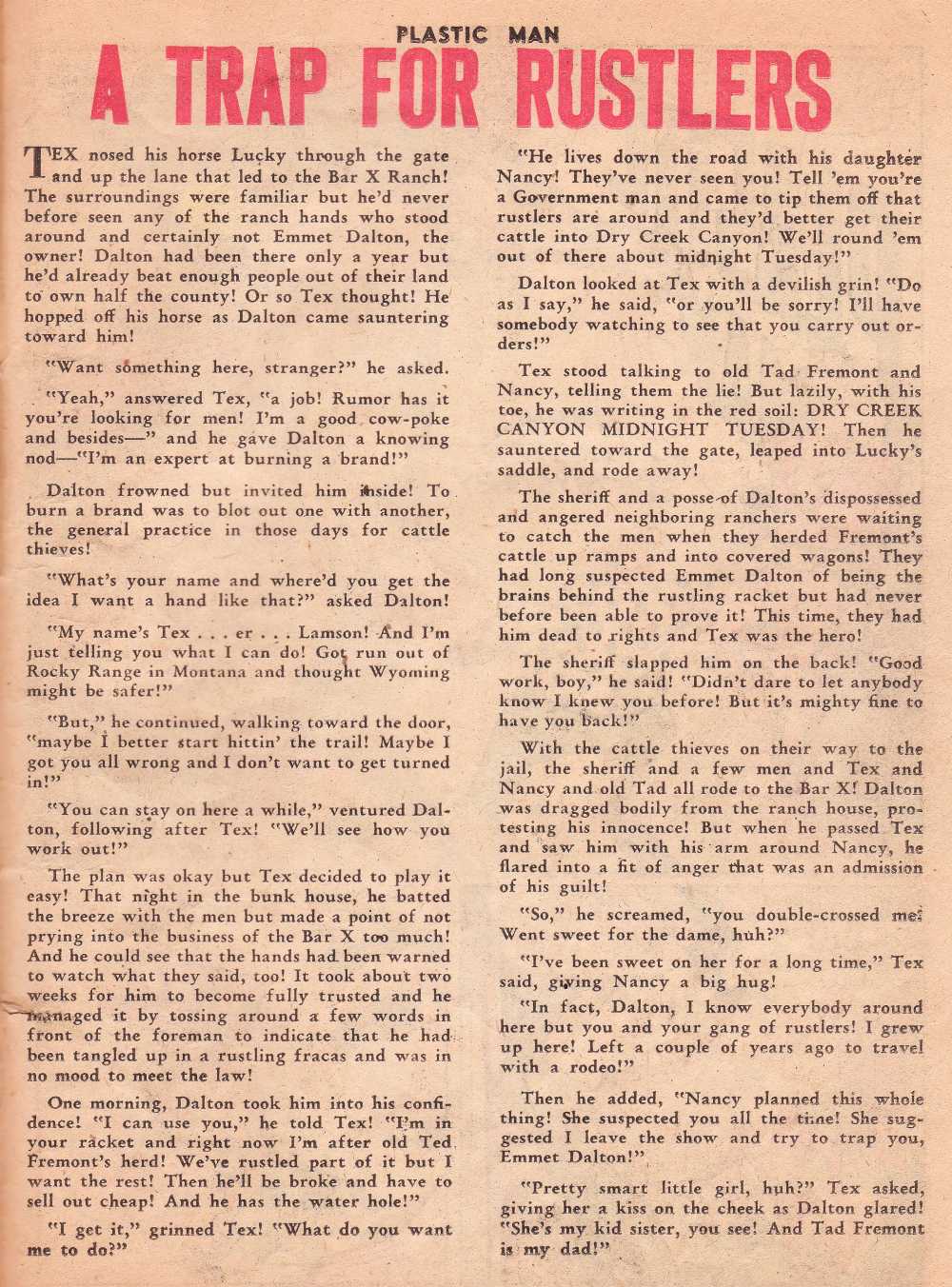 Read online Plastic Man (1943) comic -  Issue #60 - 23