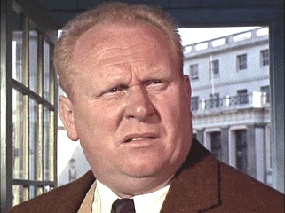 Gert Fröbe as Bond villain Goldfinger in 1964 photo of Gert Fröbe as Bond villain Goldfinger in 1964
