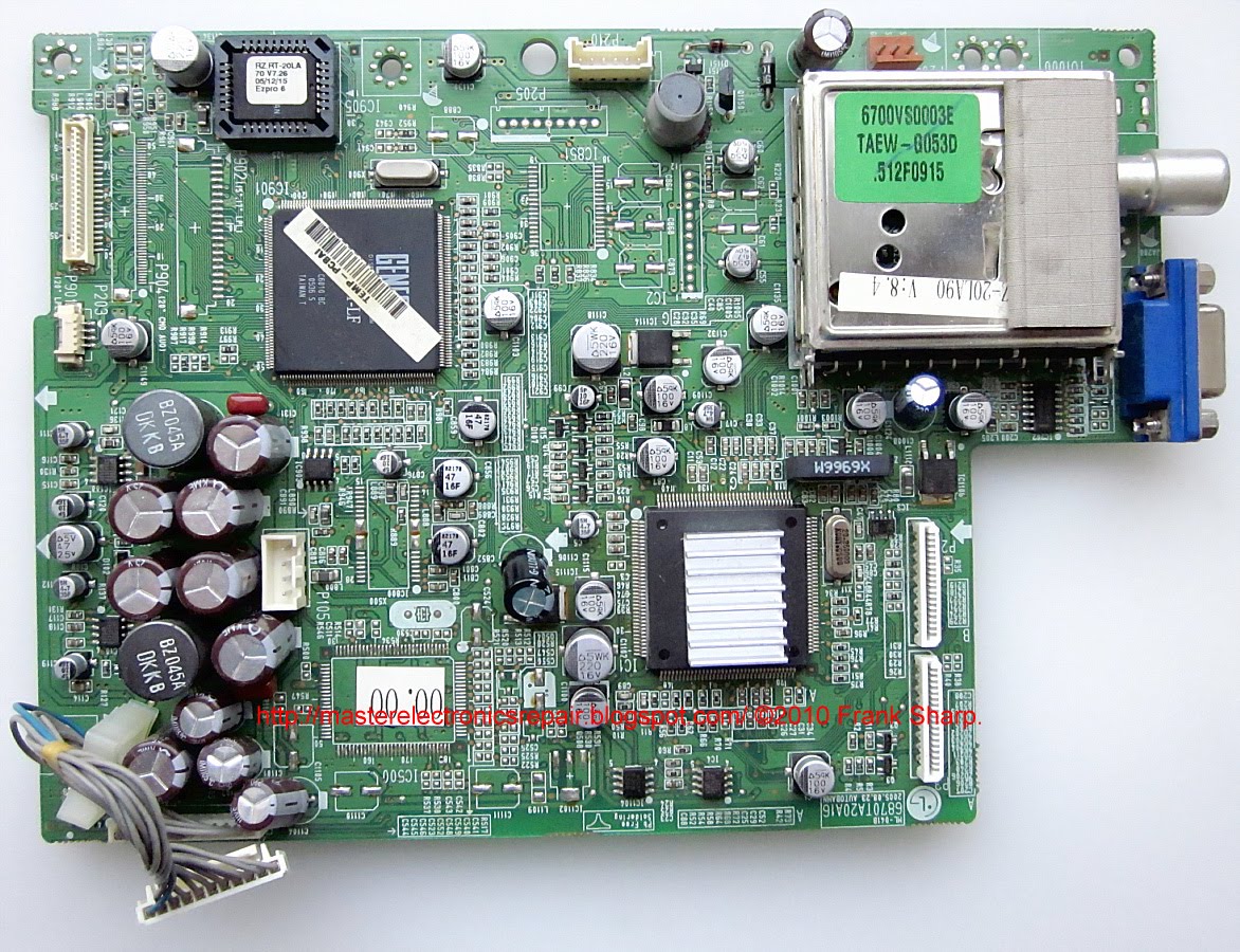 Master Electronics Repair !: REPAIR / SERVICING TV LG RZ-20LZ50