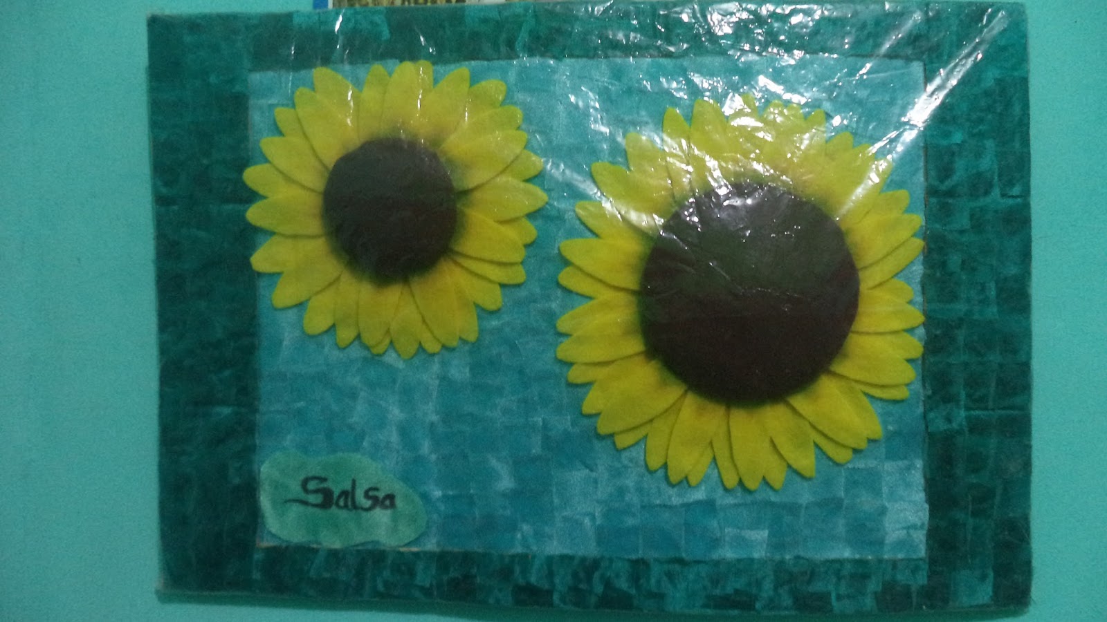 Gambar Mozaik Bunga Matahari Gambar Bunga