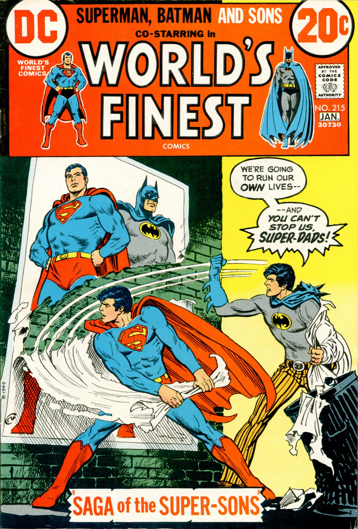 Read online World's Finest Comics comic -  Issue #215 - 1