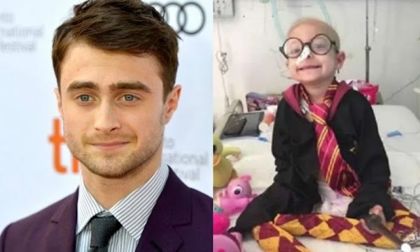 Daniel Radcliffe concede a niña con cáncer su sueño de conocer a Harry Potter 