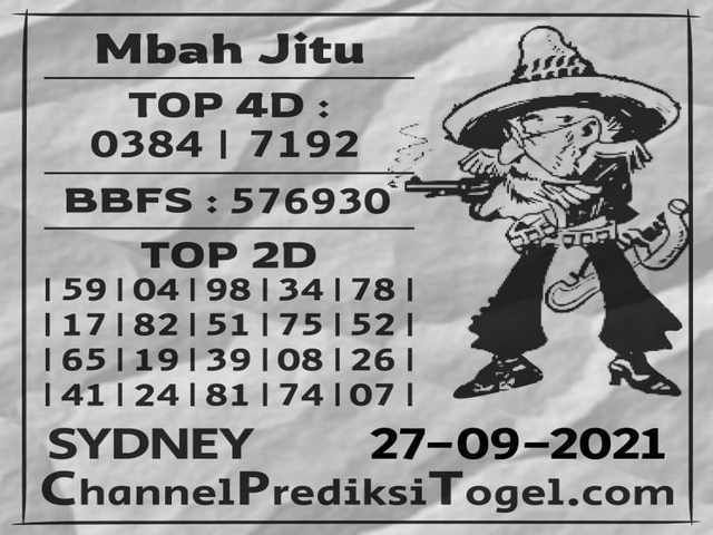 PREDIKSI SYDNEY COJEEL