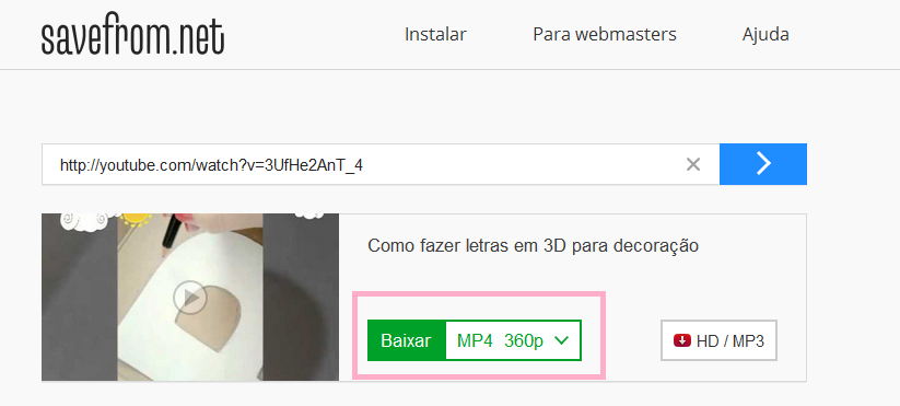  como baixar vídeos sem precisar instalar programas