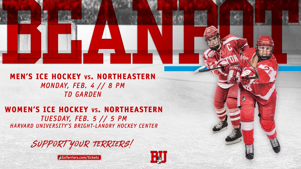 The Terrier Hockey Fan Blog Game Day BU takes on Northeastern in the Beanpot