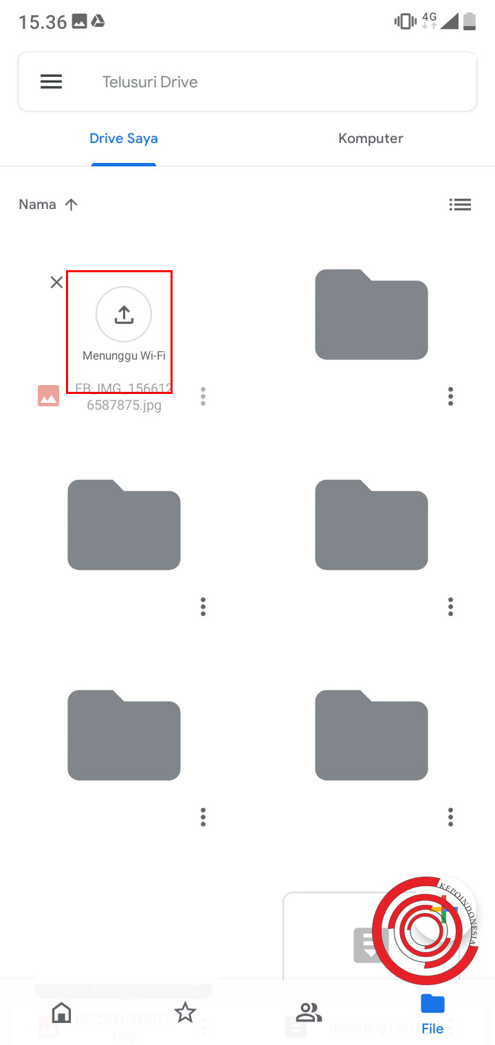 Cara upload file ke google drive dengan mudah untuk dibagikan ke orang