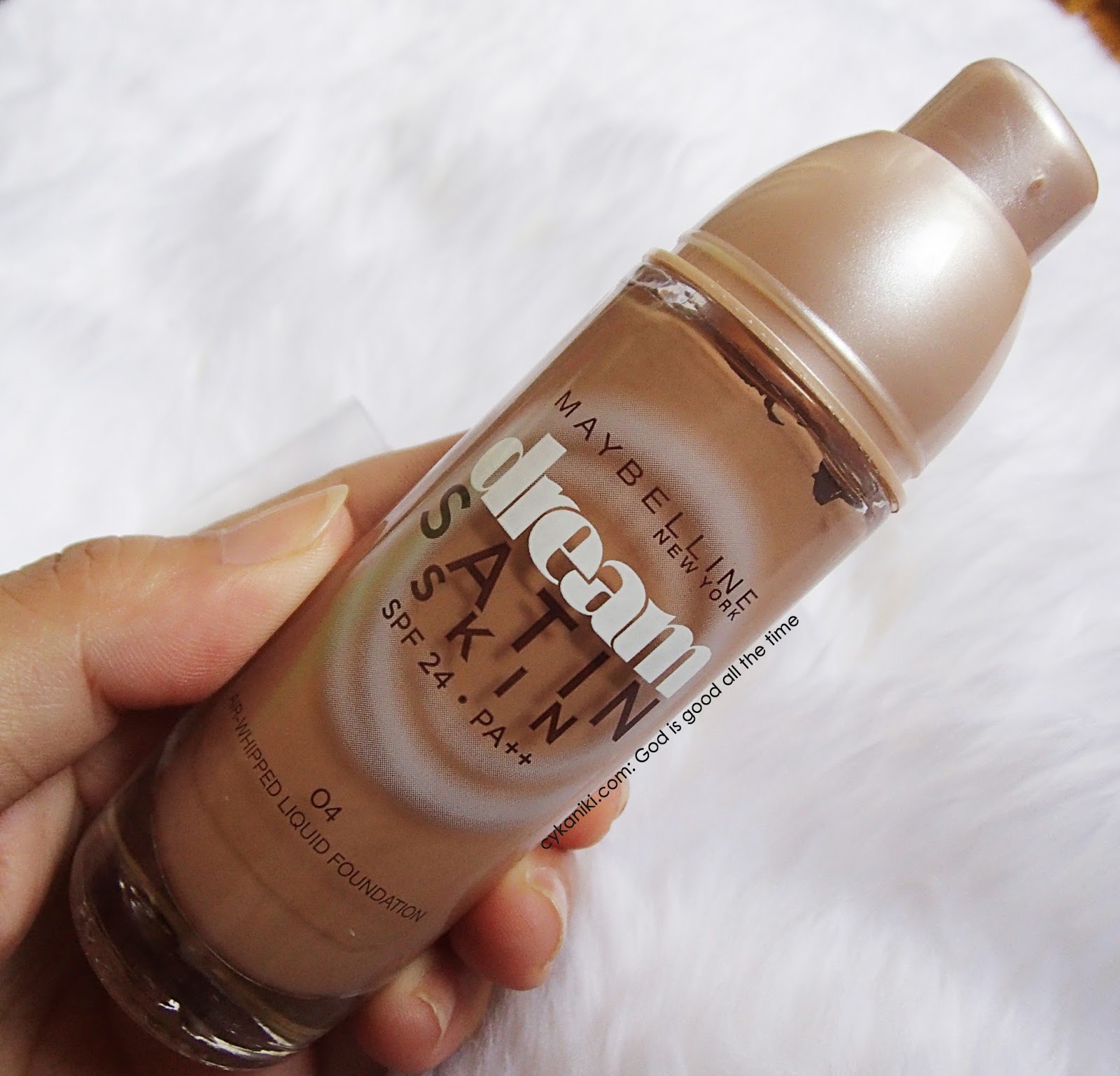 Maybelline Dream Satin Skin Foundation Review God is Good all the time