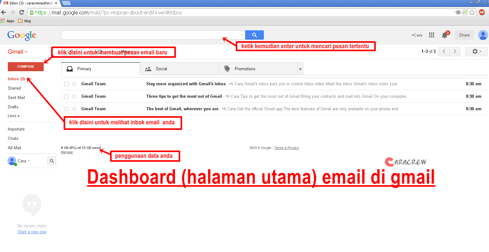Cara Buat Gmail