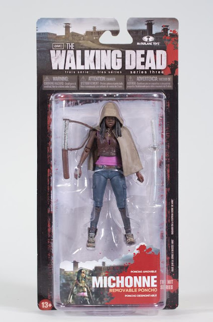 The Walking Dead Television Series 3 Action Figures by McFarlane Toys - Michonne in Blister Card Packaging