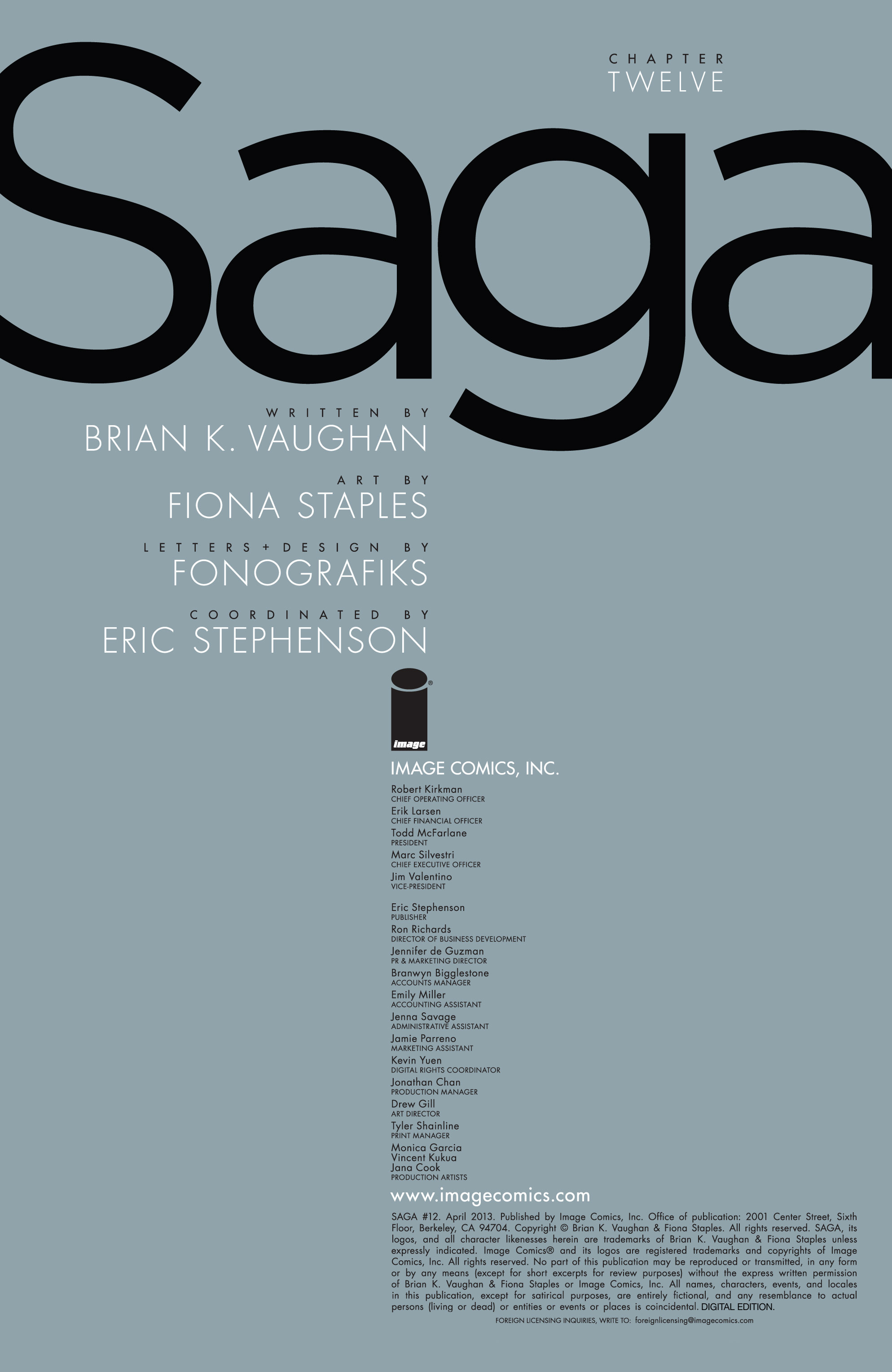Saga issue 12 - Page 2